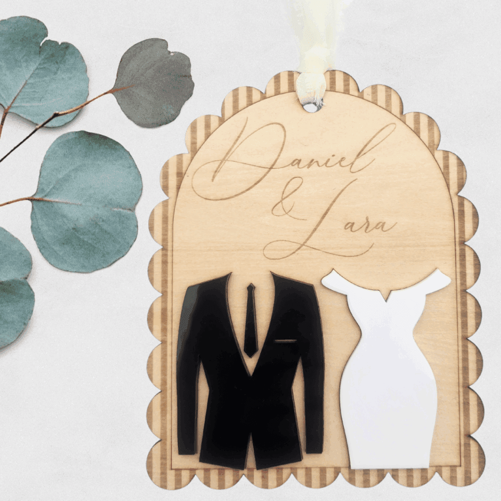 Custom Name Wedding Ornament
